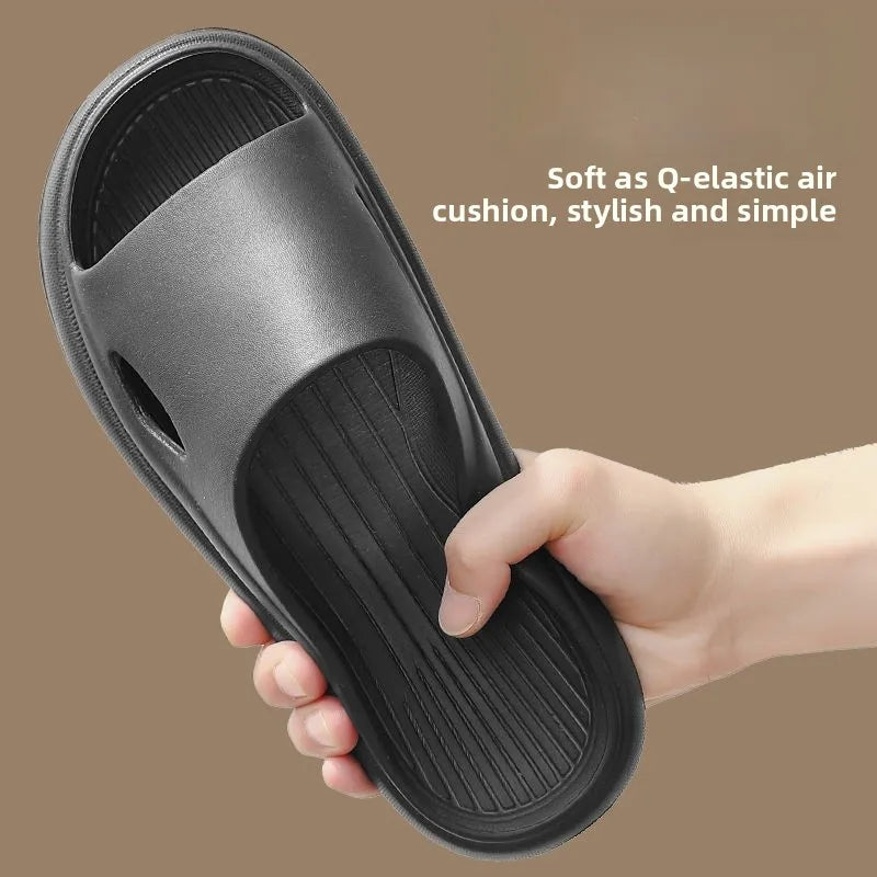 Chinelos Masculinos de Verão em Tamanho ande, Com Design Vazado, Secagem Rápida, Antiderrapantes, Material EVA