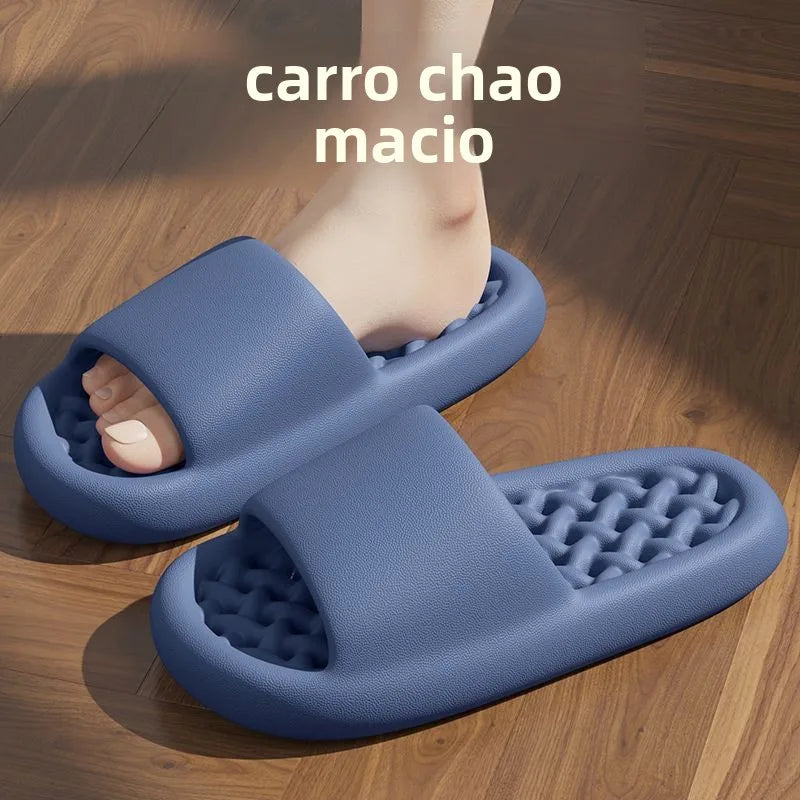 Chinelos Masculinos de Verão em Tamanho ande, Com Design Vazado, Secagem Rápida, Antiderrapantes, Material EVA