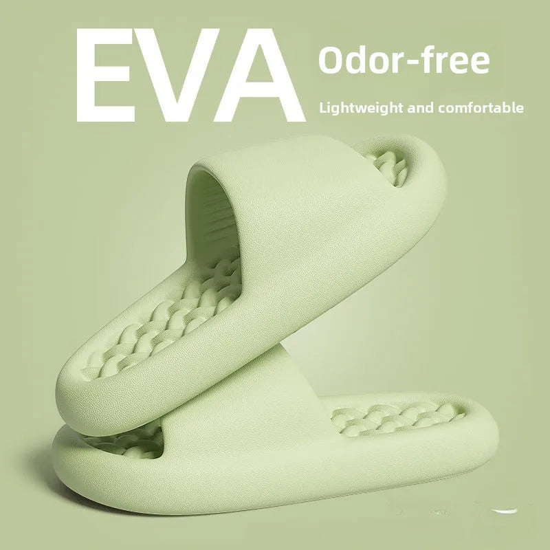 Chinelos Masculinos de Verão em Tamanho ande, Com Design Vazado, Secagem Rápida, Antiderrapantes, Material EVA