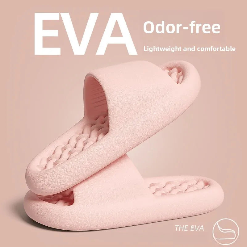 Chinelos Masculinos de Verão em Tamanho ande, Com Design Vazado, Secagem Rápida, Antiderrapantes, Material EVA