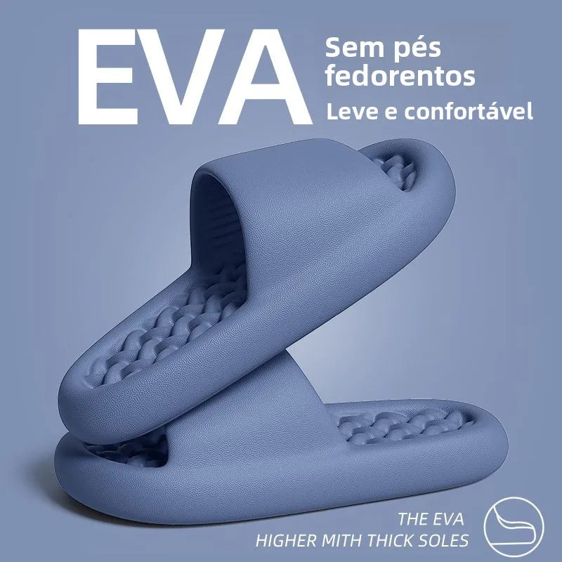 Chinelos Masculinos de Verão em Tamanho ande, Com Design Vazado, Secagem Rápida, Antiderrapantes, Material EVA
