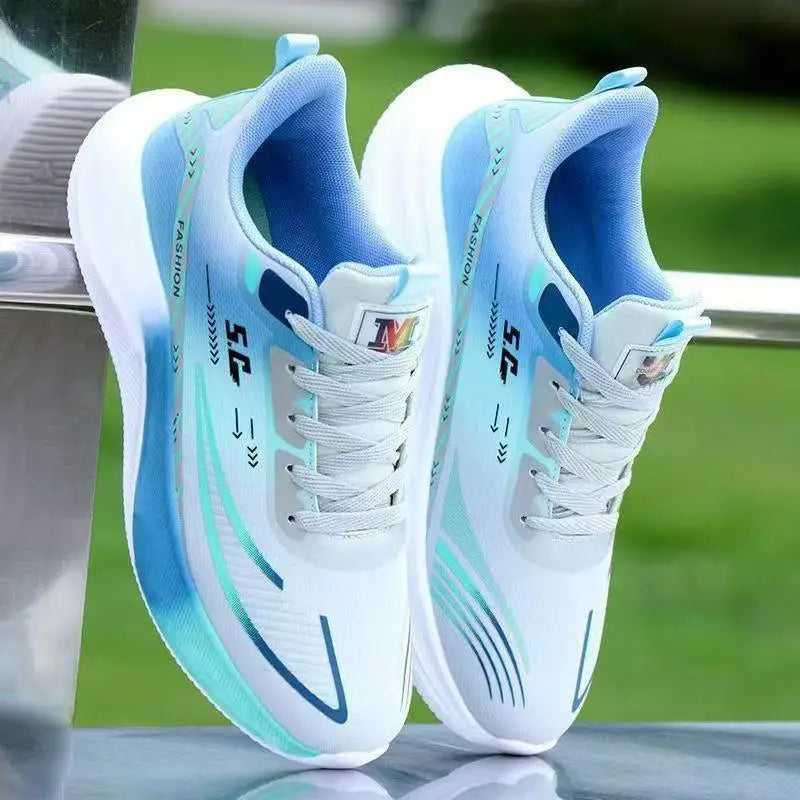 Tênis Masculino Primavera 2025 Novo Estilo para Corrida, Respirável em Malha, Sola ia, Estilo Dad Sneaker, Moderno e Versá...