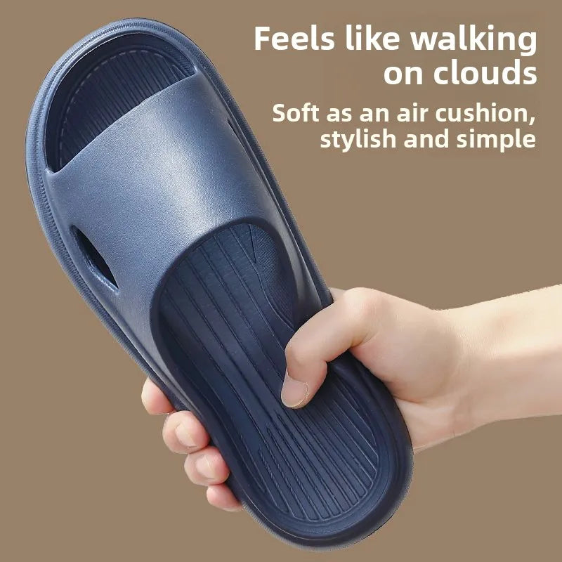 Chinelos Masculinos de Verão em Tamanho ande, Com Design Vazado, Secagem Rápida, Antiderrapantes, Material EVA