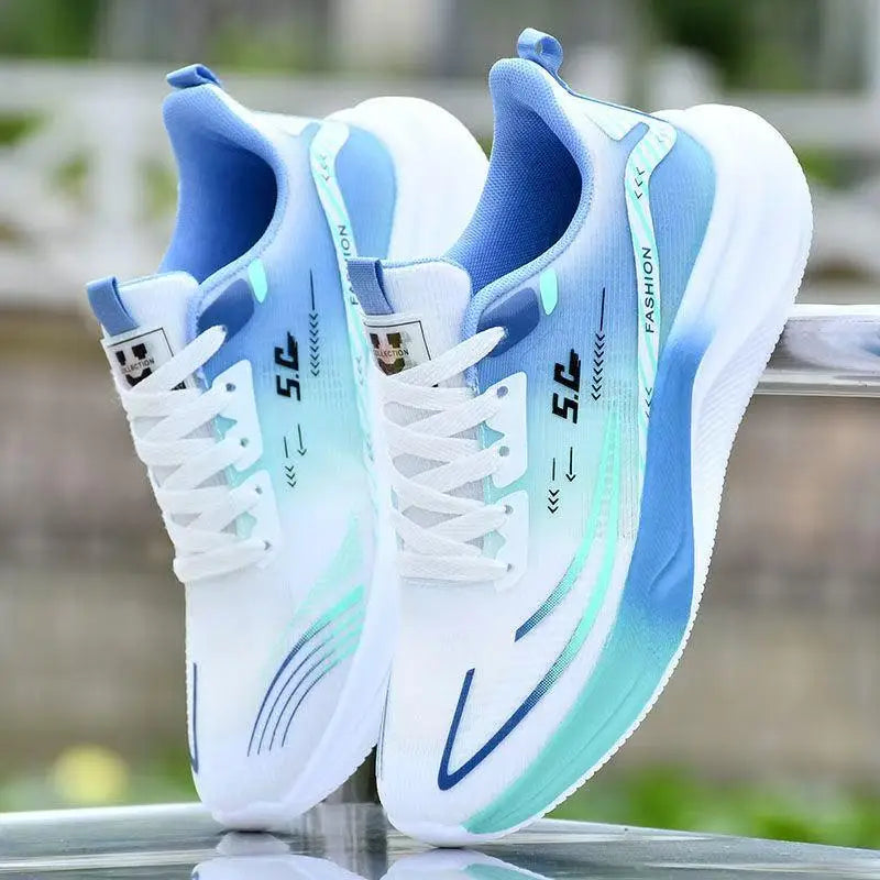 Tênis Masculino Primavera 2025 Novo Estilo para Corrida, Respirável em Malha, Sola ia, Estilo Dad Sneaker, Moderno e Versá...