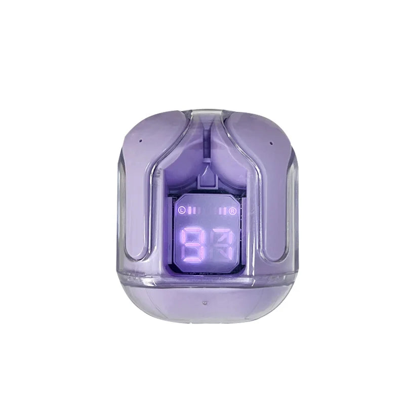 Fones de ouvido intra-auriculares AIR31 transparentes fashion ENC com cancelamento de ruído - Fones de ouvido intra-auriculares sem fio, disponíveis em várias opções de cores para C