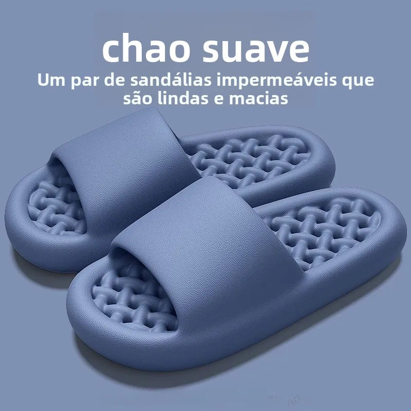 Chinelos Masculinos de Verão em Tamanho ande, Com Design Vazado, Secagem Rápida, Antiderrapantes, Material EVA