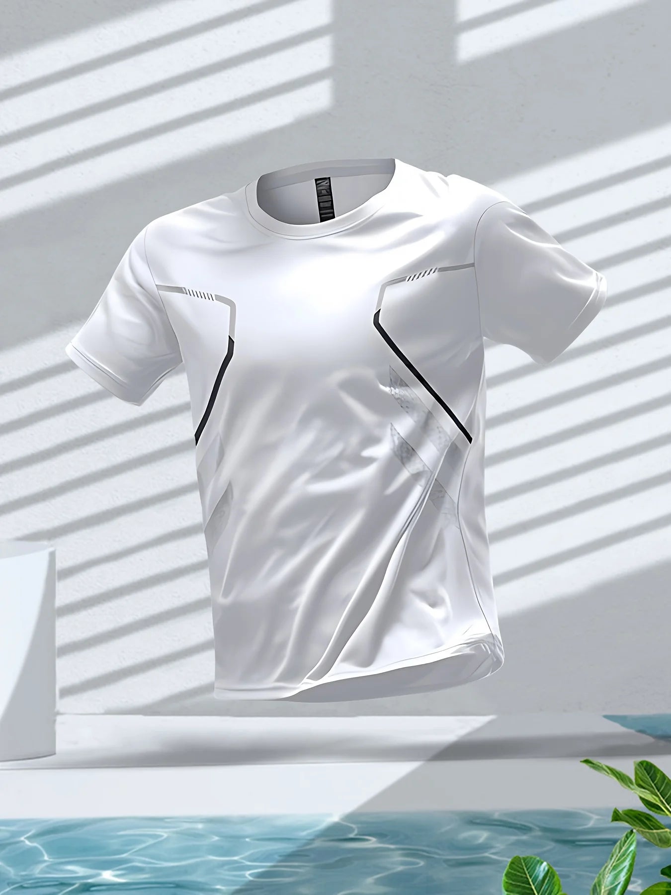 Verão de secagem rápida camiseta masculina ginásio respirável ao ar livre corrida fitness esportes manga curta casual o-pescoço masculino ginásio roupas esportivas
