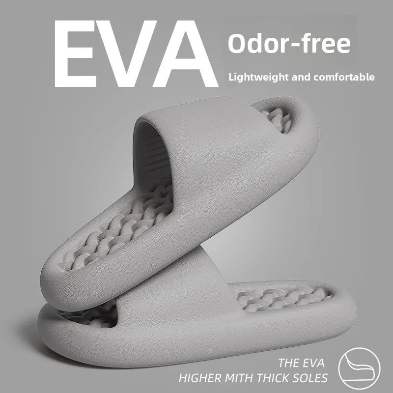 Chinelos Masculinos de Verão em Tamanho ande, Com Design Vazado, Secagem Rápida, Antiderrapantes, Material EVA