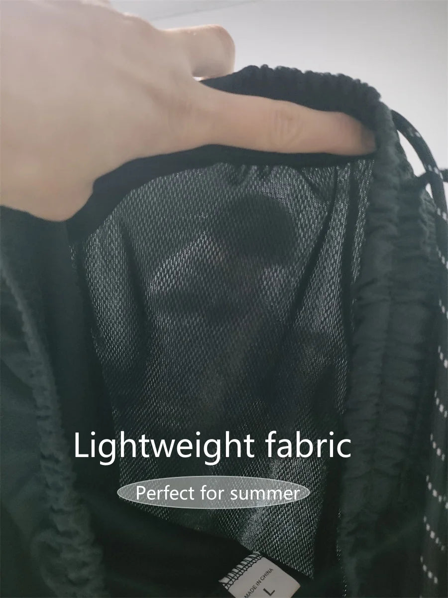 3 peças calções esportivos básicos casuais ginásio exercícios malha respirável shorts de secagem rápida correndo bottoms roupas esportivas dos homens verão