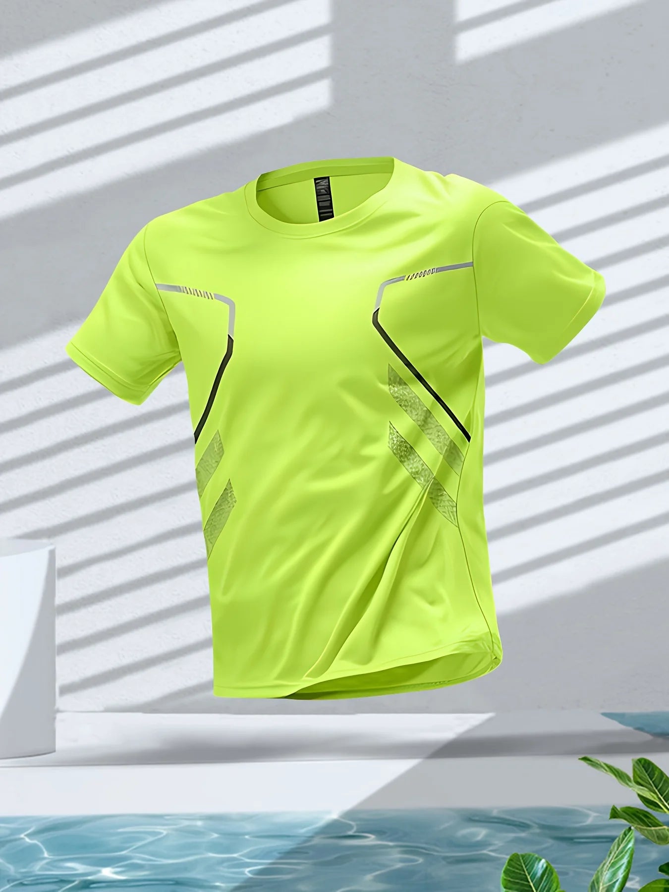 Verão de secagem rápida camiseta masculina ginásio respirável ao ar livre corrida fitness esportes manga curta casual o-pescoço masculino ginásio roupas esportivas